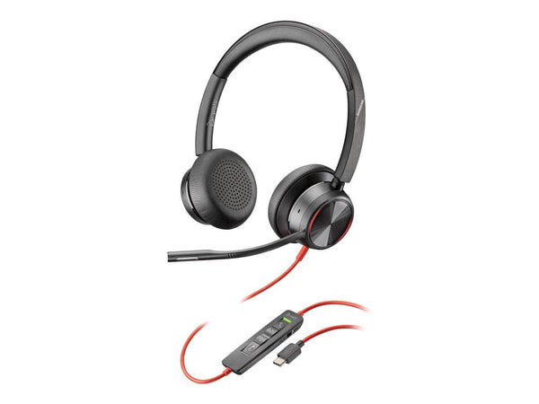 Poly Blackwire 8225 Headset - Stereo - USB Type C - Wired - 32 Ohm - 20 Hz - 20