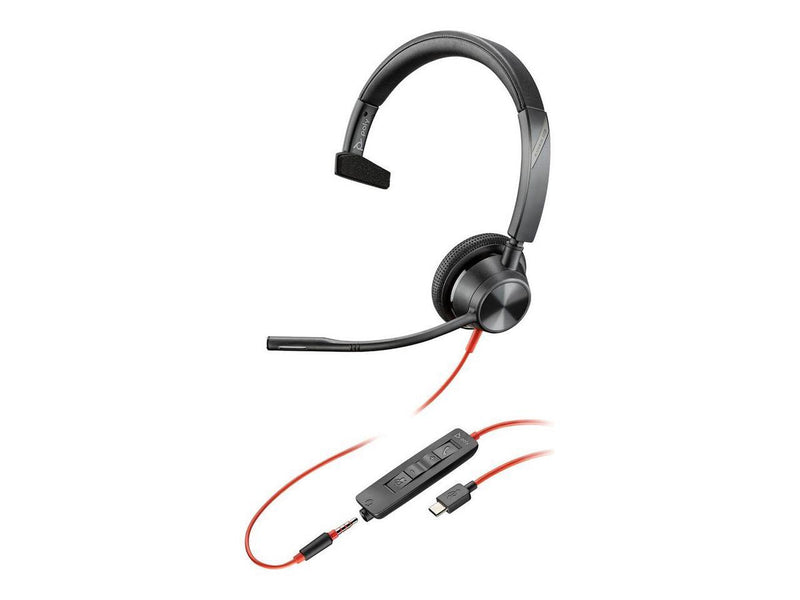 Hp Poly Headsets Poly Blackwire 3315 USB-C Headset Model 76J14AA