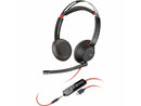 HP Poly Blackwire C5220 USB-C Headset +Inline Cable Stereo Mini-phone Noise