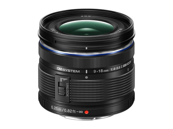 OM System M.Zuiko Digital 9 mm to 18 mm - f/4 - f/22 - Super Wide Angle