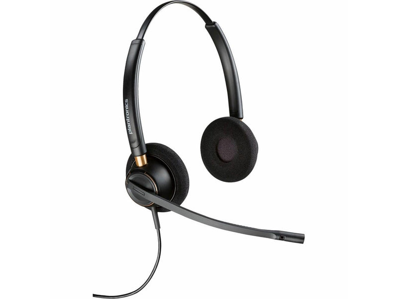 Poly EncorePro HW520D Headset - Stereo - Wired - On-ear - Binaural - Ear-cup -