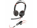 Plantronics Poly Blackwire 5220 Stereo USB-C Headset +3.5mm Plug +USB-C/A