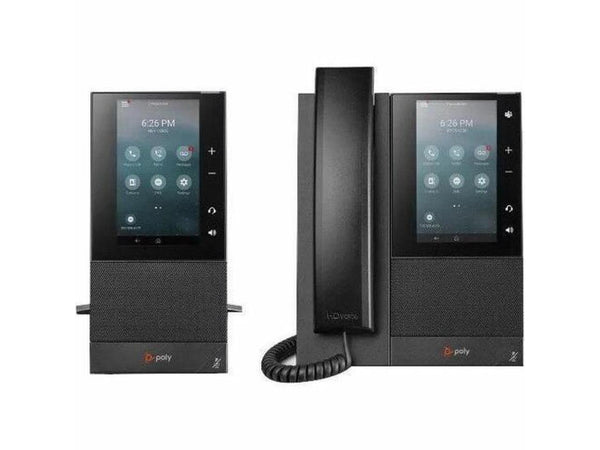 HP Poly CCX 505 IP Phone and PoE enabled, Corded/Cordless Desktop phone, Black |
