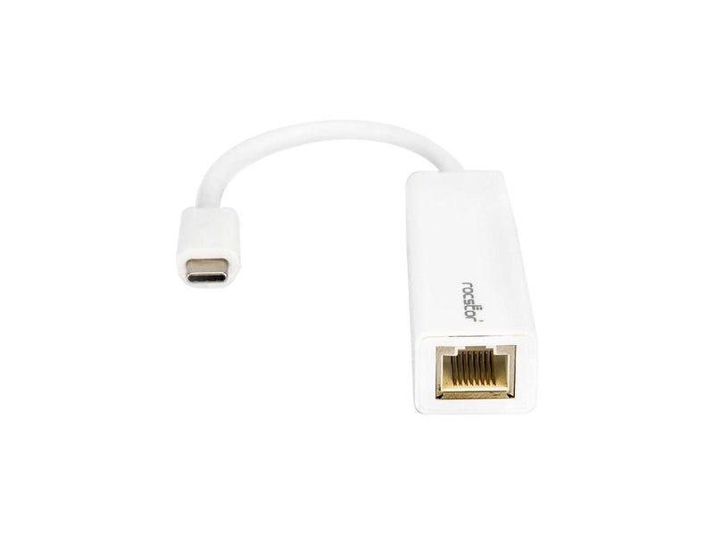 Rocstor Y10A173-W1 Usb-C To Gigabit Adapter White Usb-C 3.1 To Gigabit 1000Mbps