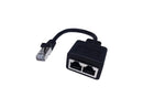 4XEM 2-to-1 RJ45 Splitter Cable Adapter F/M- CAT6 4XCAT6SPLITTER