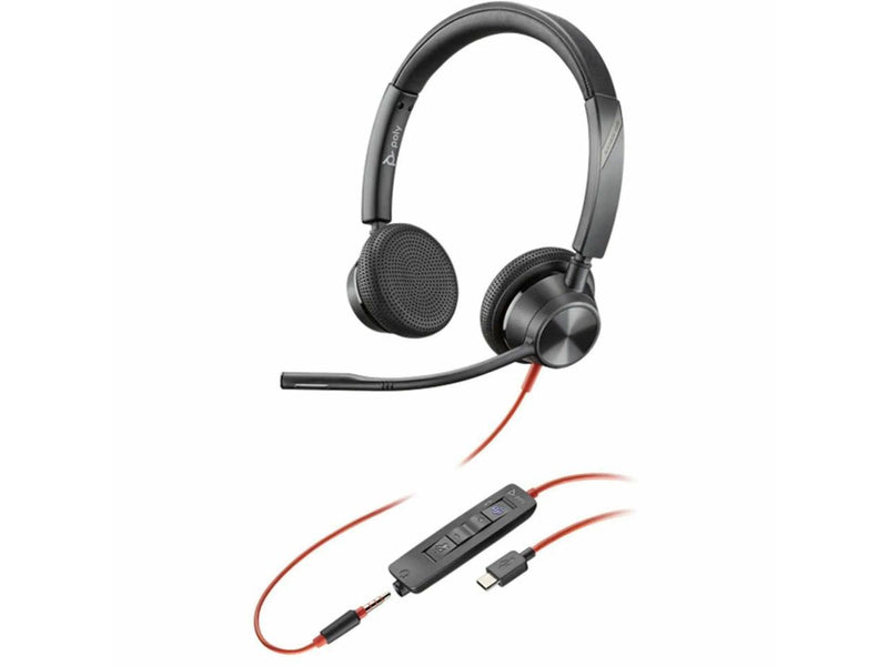 Poly Blackwire 3325 Microsoft Teams Certified USB-C Headset TAA - Microsoft