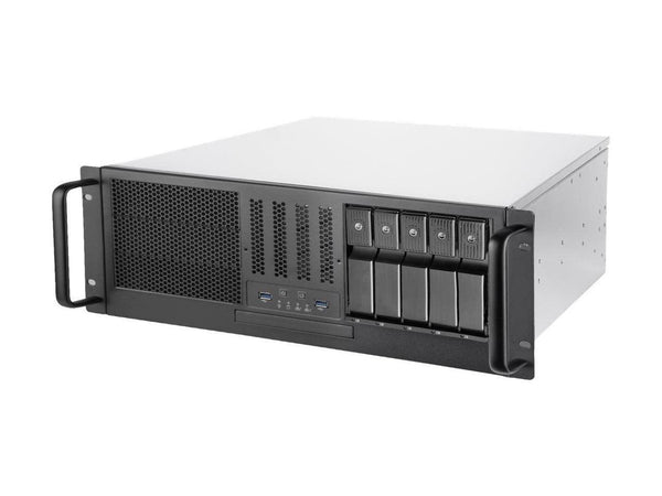 SilverStone RM41-H08 Silver SGCC 4U Rackmount Server Chassis 3 x 5.25" drive bay