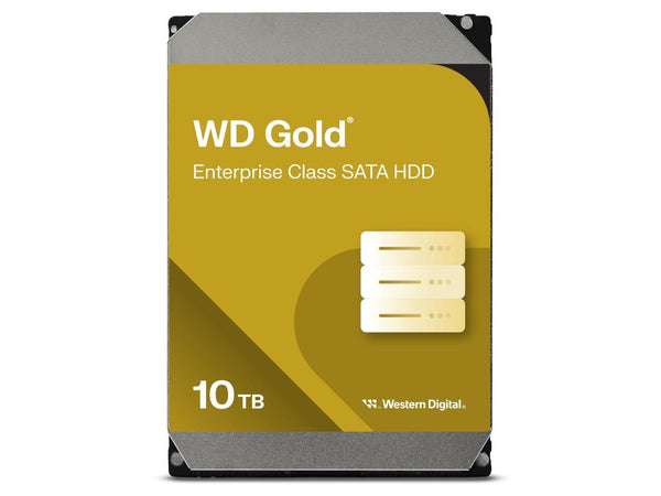 WD Gold 10 TB Hard Drive - 3.5" Internal - SATA (SATA/600) - 7200rpm WD103KRYZ