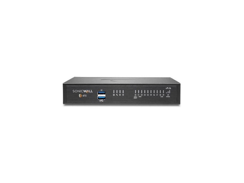 SonicWall TZ470 Firewall (Gen 7) w/ Secure Upgrade Plus (3-Year Essential