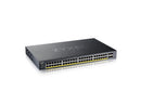 Zyxel 48-port GbE PoE Lite-L3 Smart Managed Switch with 4 10G Uplink - 48 Ports