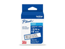 Brother P-touch TZe Laminated Label Tape - - DiameterTape - White - Laminated -