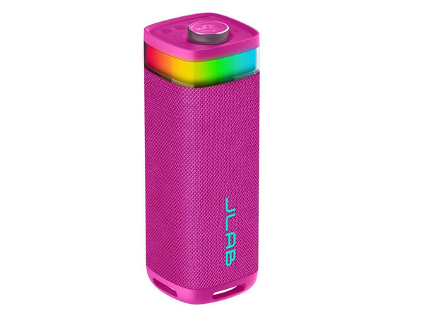 JLab JBuds Party Portable Bluetooth Speaker System - 30 W RMS - Pink - 60 Hz to