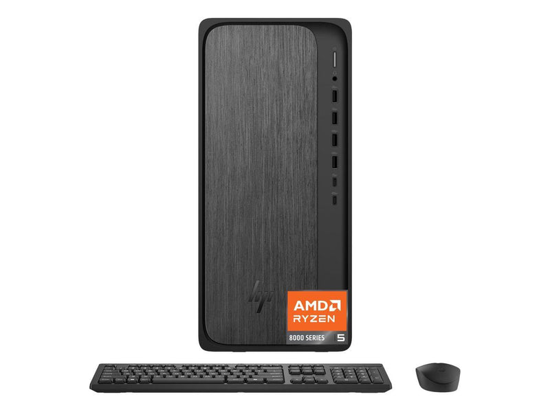HP OmniDesk M02-0000a M02-0310 Desktop Computer - AMD Ryzen 5 8500G - 8 GB - 512
