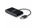 STARTECH 4-Port USB 2.0 Hub, USB Bus Powered, Small Travel Mini USB Hub,