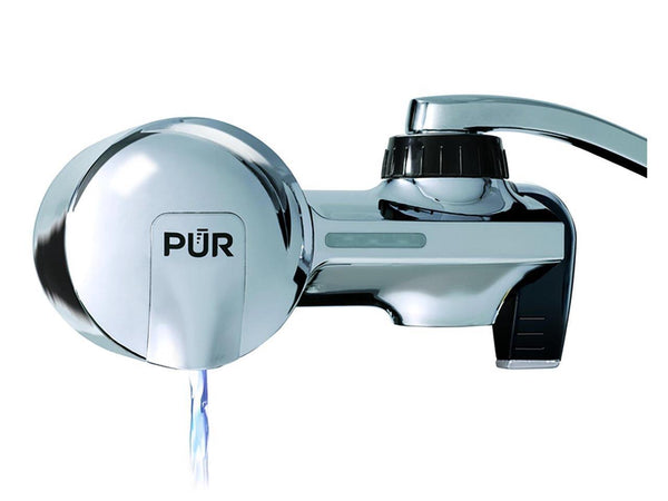 PUR PFM400H Advanced Chrome Horizontal Water Filtration Faucet Mount with 1