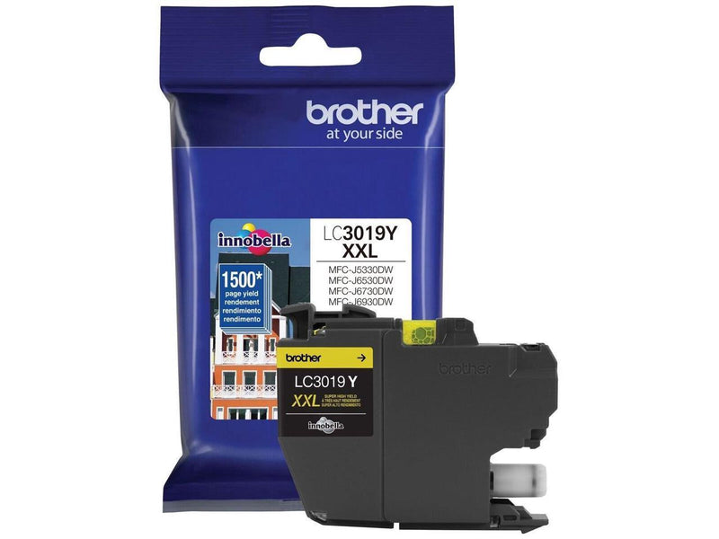 BROTHER INTERNATIONAL CORPORAT LC3019Y SUPER HIGH YIELD XXL YELLOW INKCARTRIDGE