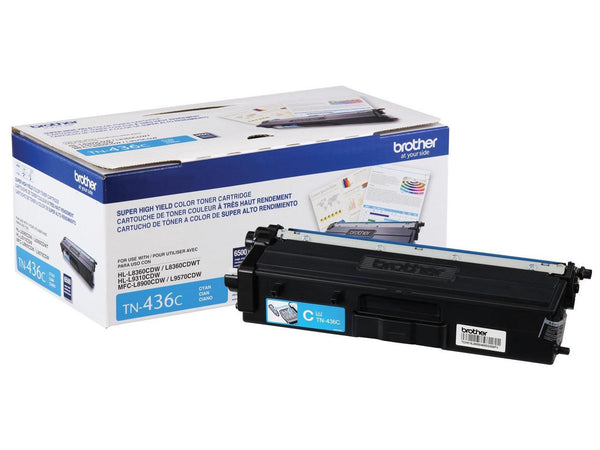 BROTHER INTERNATIONAL CORPORAT TN436C SUPER HIGH YIELD CYAN TONER