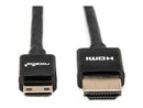 Rocstor 6ft Slim High-Speed HDMI Cable with Ethernet - HDMI to HDMI Mini M/M