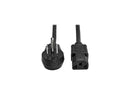 Tripp Lite Model P007-002-15D 2 ft. Desktop Computer Power Cord, Right-Angle