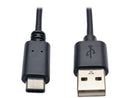 Tripp Lite USB 2.0 Hi-Speed Cable (A Male to USB Type-C Male), 3-ft.