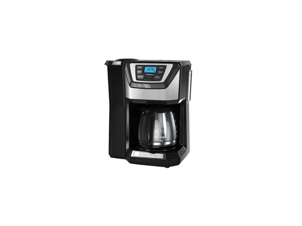 Black+Decker CM5000B Mill & Brew Coffeemaker with Integrated Whole Bean Grinder,