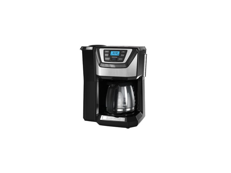 Black+Decker CM5000B Mill & Brew Coffeemaker with Integrated Whole Bean Grinder,