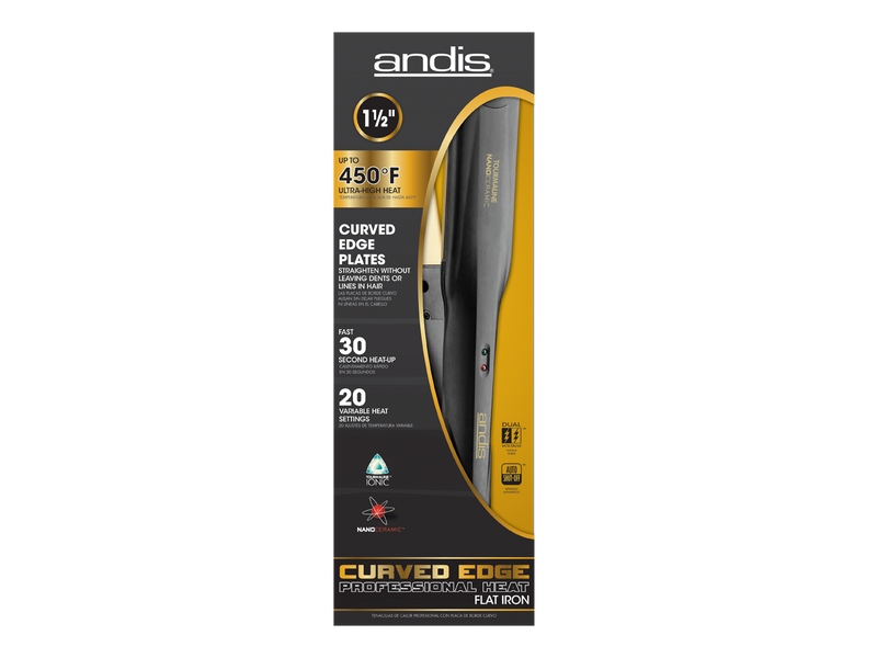 Andis Company 67415 1.5 in. Curved Pro Flat Iron