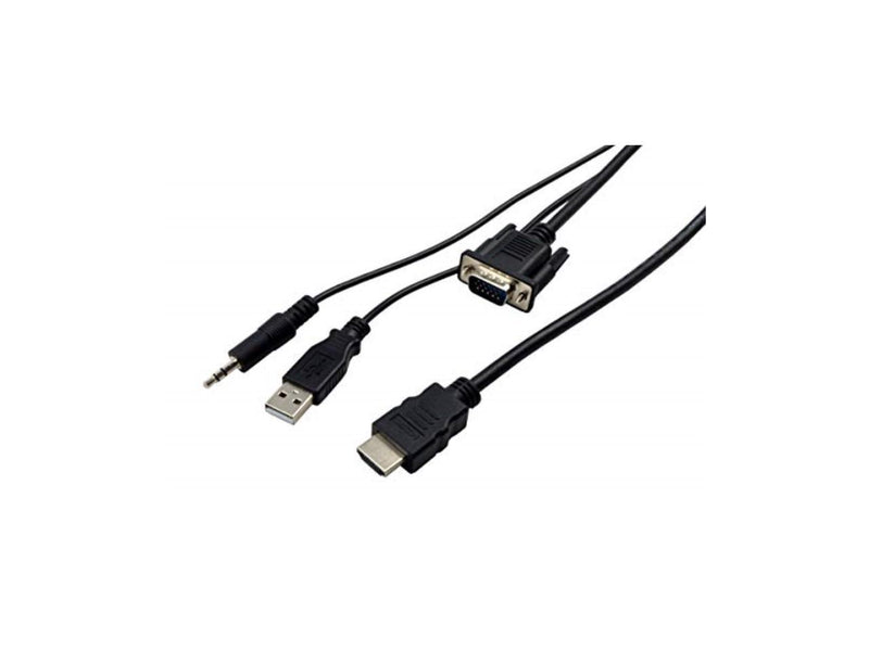 Visiontek 900824 VGA to HDMI 1.5M Active Cable (M/M) - HDMI/VGA for Video Device