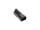 Tripp Lite NEMA 5-15R to C14 Power Cord Adapter Converter 10A 125V Black