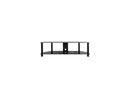 AVF SDC1400CMCC-A TV Stand with Cable Management for up to 65" TVs, Clear Glass,