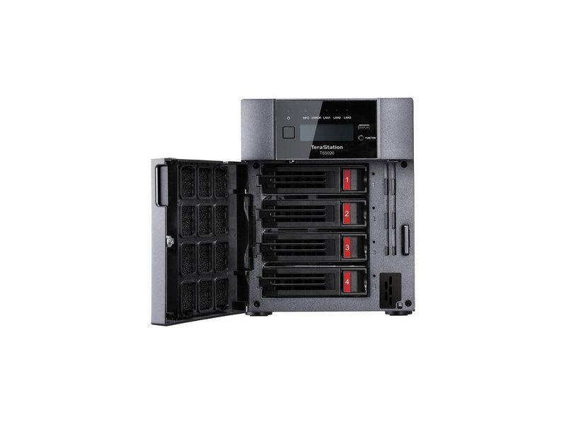 BUFFALO TeraStation TS5420DN1604 4-Bay NAS 16TB (4x4TB) with NAS-Grade Hard