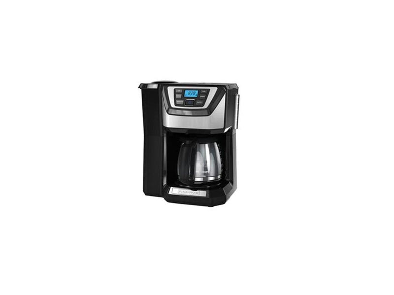 Black+Decker CM5000B Mill & Brew Coffeemaker with Integrated Whole Bean Grinder,