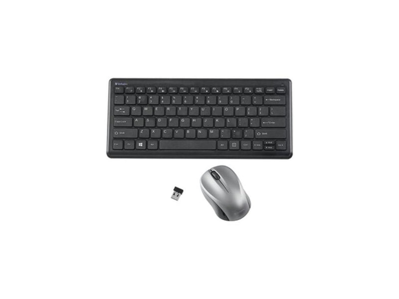 Verbatim Silent Wireless Compact Keyboard and Mouse 70739