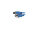 Nippon Labs USB3-3MM 3 ft. Blue USB 3.0 A Male to A Male Cable