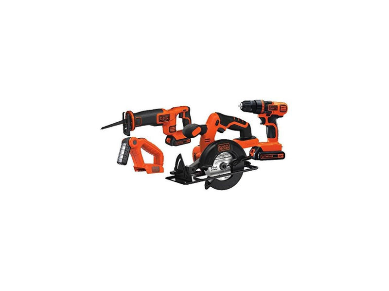 Black & Decker BD4KITCDCRL 20V MAX Drill/Driver Circular and Reciprocating Saw