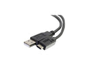 C2G 3ft USB 2.0 USB-C to USB-A Cable M/M - Black