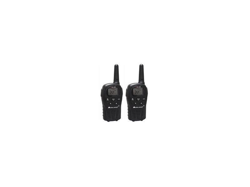 Midland KV7125 GMRS 22 Channel Walkie Talkie Set 24 Mile Range Value Pack