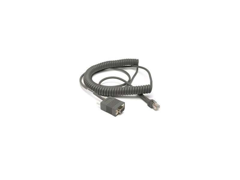 Zebra (Motorola/Symbol) CBA-R03-C12PAR Coiled RS232 Cable STD-DB9 Female TxD on