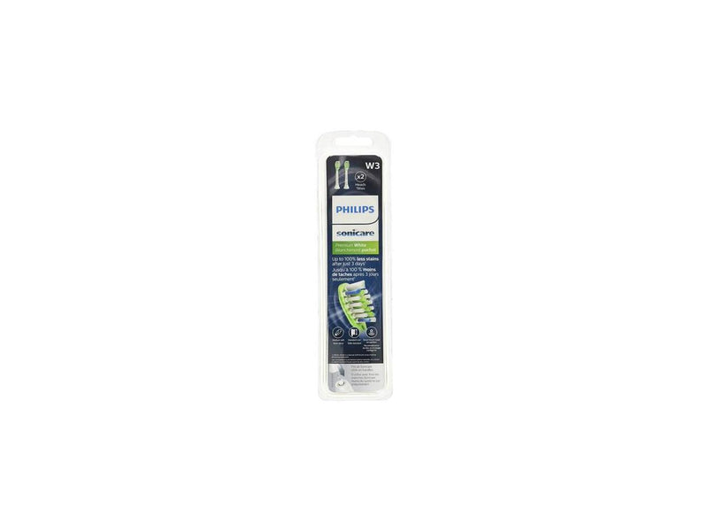 Sonicare HX9064/65 W3 Premium Sonic Brush Heads, White (4 Pack)