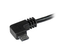 StarTech.com 1m 3 ft Micro-USB Cable with Right-Angled Connectors - M/M - USB A