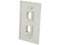 StarTech PLATE2WH StarTech.com Dual Outlet RJ45 Universal Wall Plate White - 2 x