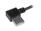 StarTech.com 1m 3 ft Micro-USB Cable with Right-Angled Connectors - M/M - USB A