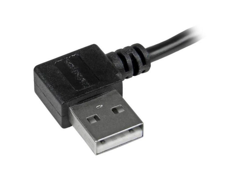 StarTech.com 1m 3 ft Micro-USB Cable with Right-Angled Connectors - M/M - USB A