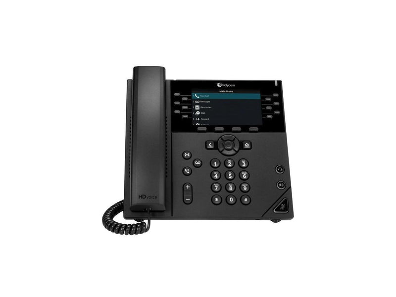 Polycom 450 IP 12 Line Wall Mountable DeskTop Corded Phone 220048840025