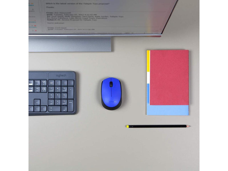 Logitech M170 Wireless Mouse for PC, Mac, Laptop, 2.4 GHz with USB Mini