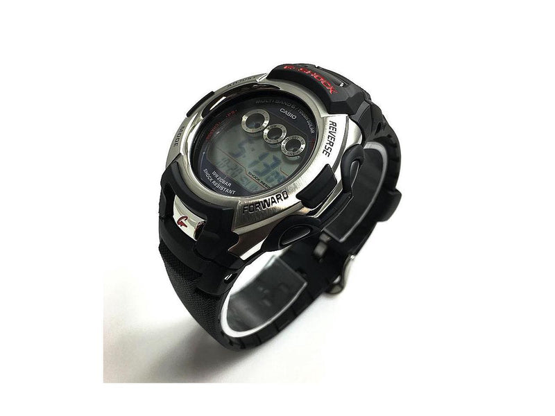 Men's Casio G-Shock Black Silicone Digital 46 mm Watch GWM500A-1A