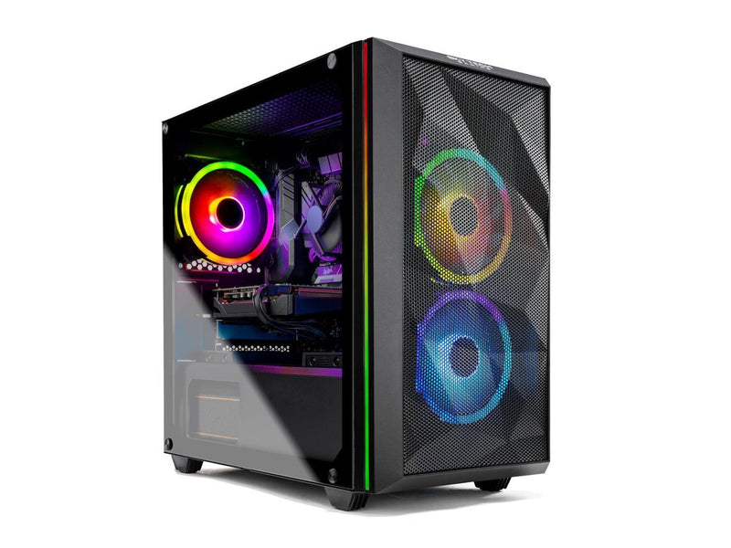 Skytech Chronos Mini Gaming PC Desktop  INTEL Core i3 10100F 3.6 GHz, GTX 1650,