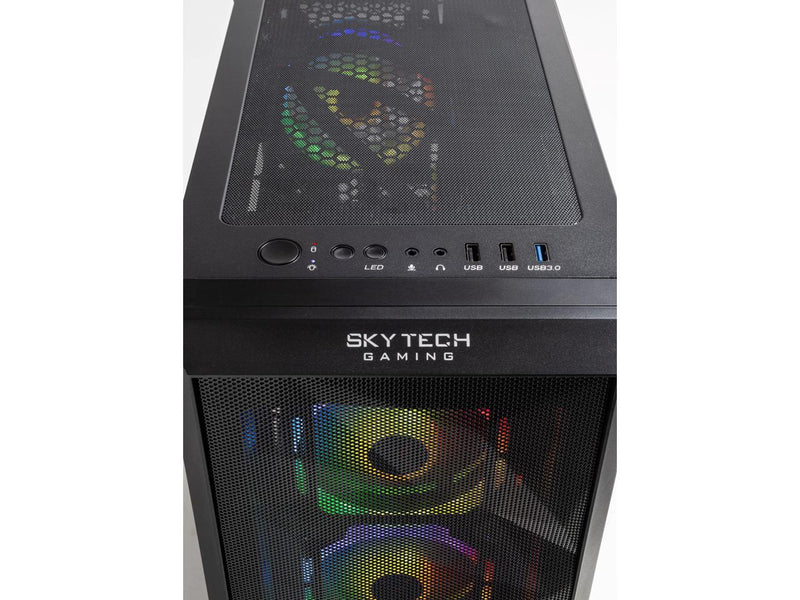 Skytech Chronos Mini Gaming PC Desktop - INTEL Core i5 12400F 2.5 GHz, NVIDIA