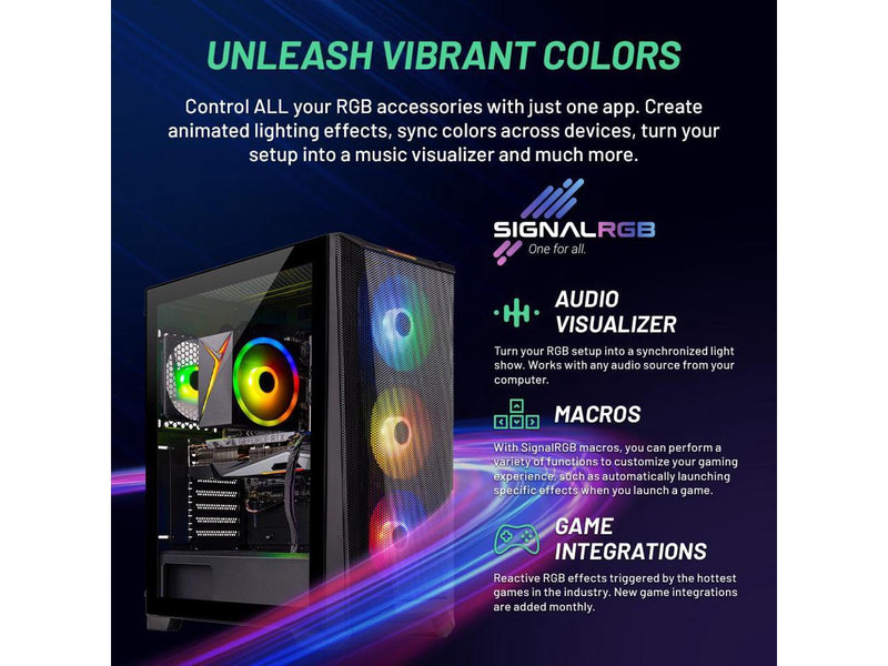 Skytech Chronos Gaming PC Desktop  INTEL Core i5 12400F 2.5 GHz, NVIDIA RTX