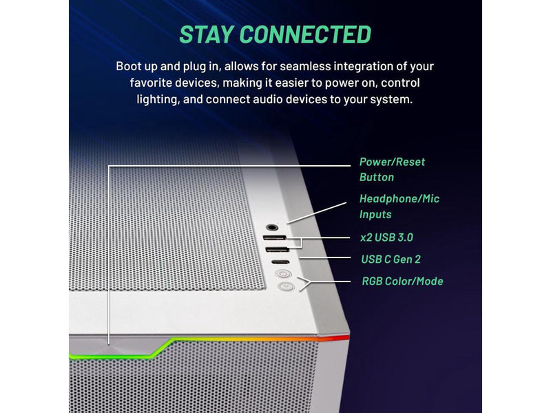 Skytech Eclipse Gaming PC Desktop  INTEL Core i7 13700K 3.4 GHz, NVIDIA RTX